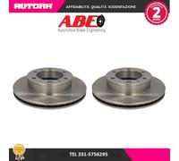 C32163ABE Coppia disco freno anteriore (MARCA ABE)..