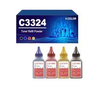 C3224 Ricarica Toner In Polvere Compatibile Per Lexmark C3224dw C3326dw C3426dw MC3224dwe C3224dwe MC3224i C3326i C3426i Stampanti, Alta Resa C3210K0 C3210C0 C3210M0 C3210Y0,4 color-1 Set
