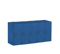C35 Cartella Portaprogetti Con Bottone Cartella per Progetti, 25 x 35 cm, Dorso 15 cm, Blu, Confezione da (5 Pezzi)