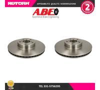 C37013ABE Coppia disco freno anteriore (MARCA ABE)..