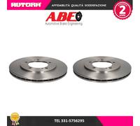 C38000ABE Coppia disco freno anteriore (MARCA ABE)..