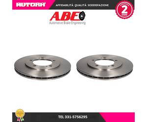 C38000ABE Coppia disco freno anteriore (MARCA ABE)..