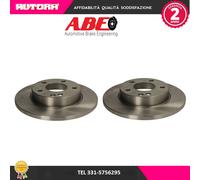 C3M011ABE Coppia disco freno anteriore (MARCA ABE)..