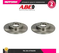 Disco freno ABE C3P002ABE anteriore, pieno, 1 Pezzo