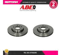 C3R040ABE Coppia disco freno anteriore (MARCA ABE)..