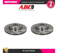 C3S013ABE Coppia disco freno anteriore (MARCA ABE)..