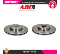 C3V022ABE Coppia disco freno anteriore (MARCA ABE)..