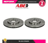C3W001ABE Coppia disco freno anteriore (MARCA ABE)..