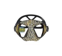C4 Maschera modello CONDO-R Subacquea per Apnea Pesca sub Snorkeling e Immersioni Colore Black - Snake Camu - Carbon (CAMOSKIN MED)