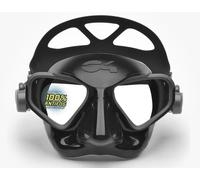 C4 Falcon Maschera Subacquea Professionale per Apnea e Pesca di profondità (FALCON NERA ANTIFOG)