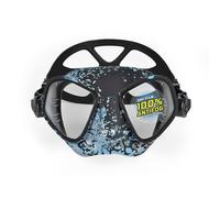 C4 Maschera modello CONDO-R Subacquea per Apnea Pesca sub Snorkeling e Immersioni Colore Black - Snake Camu - Carbon (CAMOSKIN OCEAN)