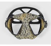 C4 Maschera modello Snake Camu Subacquea per Apnea Pesca sub Snorkeling e Immersioni con le bombole Modello Black - Snake Camu - Carbon (SNAKE CAMU)
