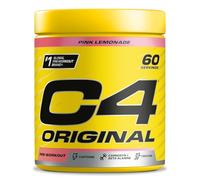 C4 Original Beta Alanine Sports Nutrition Bulk Polvere pre-allenamento per uomini e donne | I migliori integratori per bevande energetiche pre-allenamento | Creatina monoidrato |Limonata rosa |60 porz