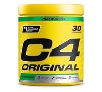 C4 Original Beta Alanine Sports Nutrition Bulk Polvere pre-allenamento per uomini e donne | I migliori integratori per bevande energetiche pre-allenamento | Creatina monoidrato | Mela verde | 30 porz