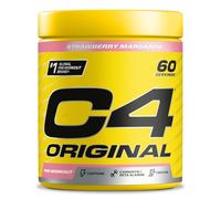 C4 Original Beta Alanine Sports Nutrition Polvere pre-allenamento per uomini e donne|I migliori integratori per bevande energetiche pre-allenamento|Creatina monoidrato |Margarita alla fragola |60 porz