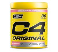 C4 Original Beta Alanine Sports Nutrition Pre Workout Powder per uomini e donne | I migliori integratori per bevande energetiche pre-allenamento | Creatina monoidrato | Margarita alla fragola |30 porz