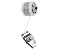 C4 PEDAGNO Galleggiante da Pesca con Sagola - Piastra in Acciaio, Bitta Fissa sagola - Segnalatore di Posizione, Alta visibilità, Linea Accessori Marco Bardi