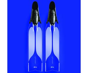 C4 Pinne Da Apnea UP Ghost 250 Trasparenti