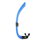 C4 Snorkel Boccaglio Modello MEELTEMI e SCIROOCCO Boccaglio Galleggiante Morso in Silicone Anallergico e anatomico (Blu Fluo, MELTEMI Standard)