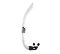 C4 Snorkel Boccaglio Modello MEELTEMI e SCIROOCCO Boccaglio Galleggiante Morso in Silicone Anallergico e anatomico (Bianco, MELTEMI Standard)