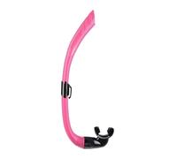 C4 Snorkel Boccaglio Modello MEELTEMI e SCIROOCCO Boccaglio Galleggiante Morso in Silicone Anallergico e anatomico (Fuxia Fluo, MELTEMI Standard)
