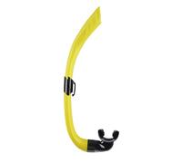 C4 Snorkel Boccaglio Modello MEELTEMI e SCIROOCCO Boccaglio Galleggiante Morso in Silicone Anallergico e anatomico (Giallo Fluo, MELTEMI Standard)