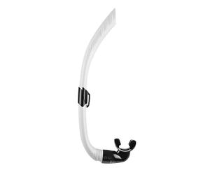 C4 Snorkel Boccaglio Modello MEELTEMI e SCIROOCCO Boccaglio Galleggiante Morso in Silicone Anallergico e anatomico (Bianco, MELTEMI Standard)