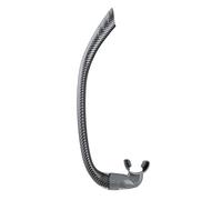 C4 Snorkel Mel-TEMI e Sci-Rocco Boccaglio Galleggiante Morso in Silicone Anallergico e anatomico Colorazioni Black e Carbon (Carbon, Meltemi - Standard)
