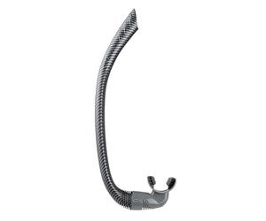C4 Snorkel Mel-TEMI e Sci-Rocco Boccaglio Galleggiante Morso in Silicone Anallergico e anatomico Colorazioni Black e Carbon (Carbon, Meltemi - Standard)