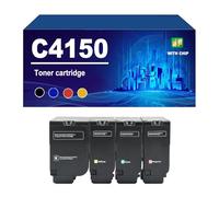 C4150 Cartuccia Toner Compatibile Per Lexmark 24B6519 24B6516 24B6517 24B6518 Per Stampante C4150, Resa Fino A 16000/10000 Pagine,4 colors-1 Set