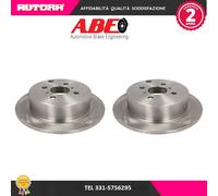 C42019ABE Coppia disco freno posteriore (MARCA ABE)..