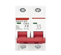 C45N Interruttore automatico miniaturizzato tipo C a 2 poli 3A/6A/10A/16A/20A/32A/40A/50A/63A 400V~ Montaggio su guida DIN da 35 mm Capacità di interruzione 6KA(6A)