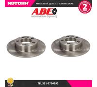 C4W000ABE Coppia disco freno posteriore (MARCA ABE)..