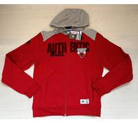 C5/69 ADIDAS BASKET CHICAGO BULLS FELPA CAPPUCCIO FULL ZIP PALLACANESTRO B03377