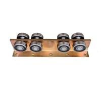 C50 Skylight Sliding Wheel Sistema di sospensione a 8 ruote Movimento orizzontale Binari for ascensori for carichi pesanti Capacità di carico(Beige)