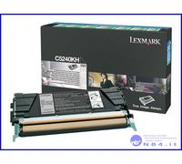 C5240KH - LEXMARK Toner per C524/N/DN/DTN Black - 8.000 pag