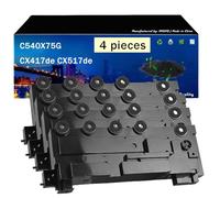 C540X75G Vaschetta di Recupero Toner Compatibile - per Lexmark CS317dn CS417dn CS517de CX317dn CX417de CX517de - 18.000 Pagine - Nero - Installazione Facile