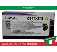 C544X1YG Lexmark C544N Cartuccia del Toner Giallo