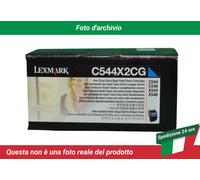 C544X2CG Lexmark C544N Cartuccia del Toner Ciano
