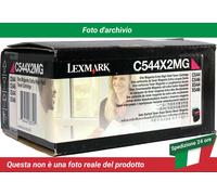 C544X2MG Lexmark C544N Cartuccia del Toner Magenta