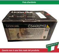 C544X2YG Lexmark C544N Cartuccia del Toner Giallo