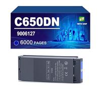 C650DN Cartuccia Toner Compatibile Con Stampanti Per OKI C650DN, Resa Fino A 7000/6000 Pagine,Cyan-1 Pack