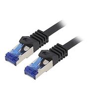 C6A063S Patch cord S/FTP 6a Line Cu LSZH nero3 metri26AWG -20-75°C LOGILINK