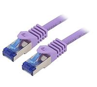 C6A069S Cavo Patch S/FTP 6a Linea Cu LSZH viola3 metri26AWG -20-75°C LOGILINK