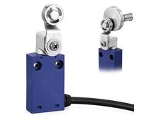 C6N-P105L2 Interruttore di Fine Corsa Impermeabile con Cavo da 2m, Finecorsa Momentaneo Autoripristinante 1NO 1NC 250V 6A per Automazione Industriale e Controllo(C6N-P105L2)