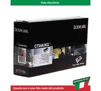 Originale Lexmark Optra C 734 DTN Toner (C734A1KG) nero, 8,000 pagine, 2.01 cent per pagina - sostituito Toner C734A1KG per Lexmark Optra C 734DTN