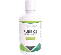 C8 MCT Oil Olio | 1000ML | 100% Di Cocco | 99% Purezza | Acido Caprilico Puro C8