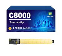C8000 Cartuccia Toner Compatibile Per Xerox 106R04041 106R04038 106R04039 106R04040 Funziona Con La Stampante VersaLink C8000 C8000DT C8000DTM C8000W,Yellow-1 Pack