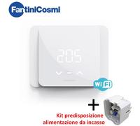 C800WIFIPRO - Cronotermostato elettronico led con funzioni smart completo di kit