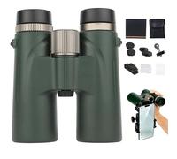 C9 Binoculars 12x42, High Definition Power with Metal Focus System, Binoculares De Vision Nocturna for Travel, Outdoor Viewing (Green)